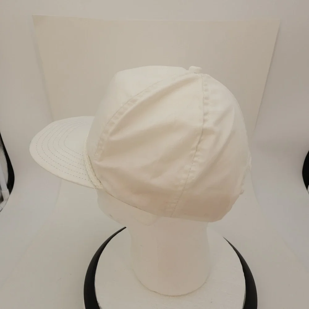 Vintage Crown Royal White Purple Snapback Rope Hat Made in USA Mens OSFA